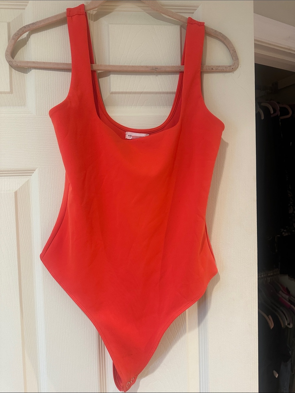 Good American scoopneck bodysuit
